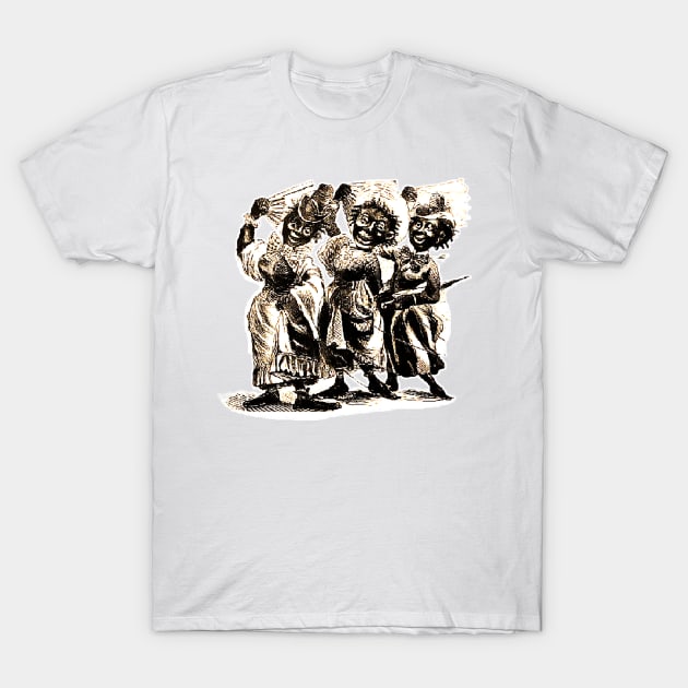 three girls dancing T-Shirt by Marccelus